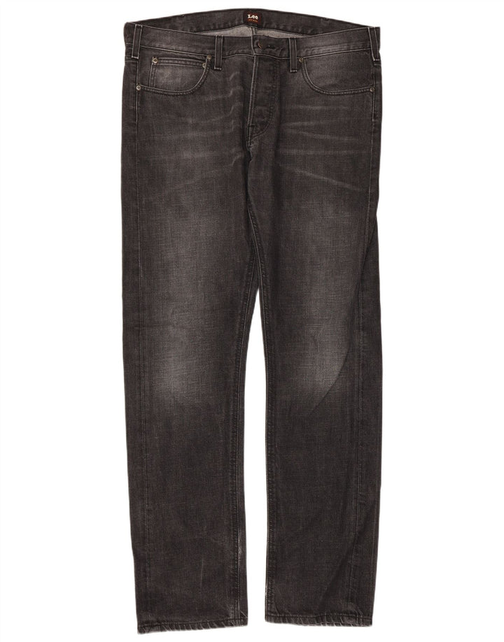 Jeans dritti da uomo Lee Daren W36 L34 cotone grigio