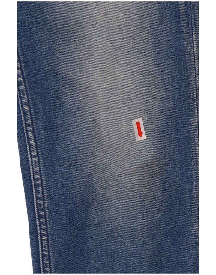 Jack & Jones Uomo Tim Slim Jeans W30 L32 Cotone Blu