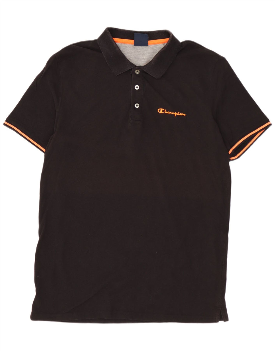 Polo da uomo CHAMPION XL in cotone nero