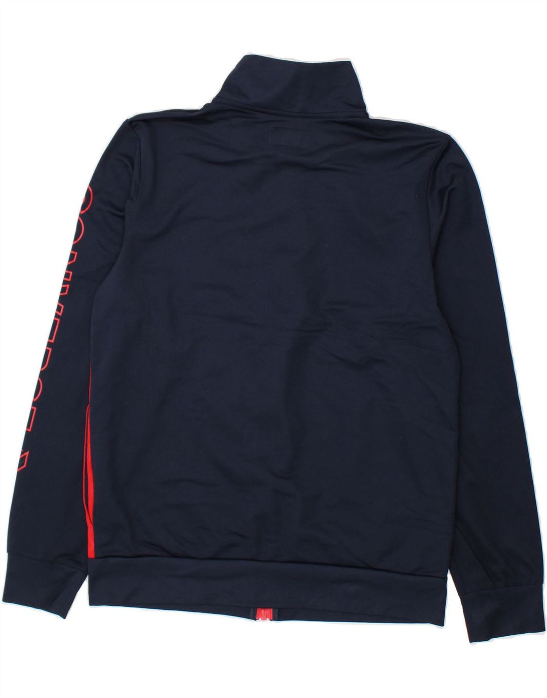 CONVERSE Boys Tracksuit Top Jacket 13-14 Years XL Navy Blue Colourblock Vintage Converse and Second-Hand Converse from Messina Hembry 