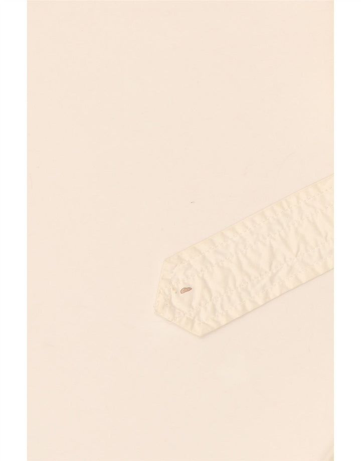 Trench Donna Trussardi Jeans IT 42 Medio Poliestere Bianco Sporco