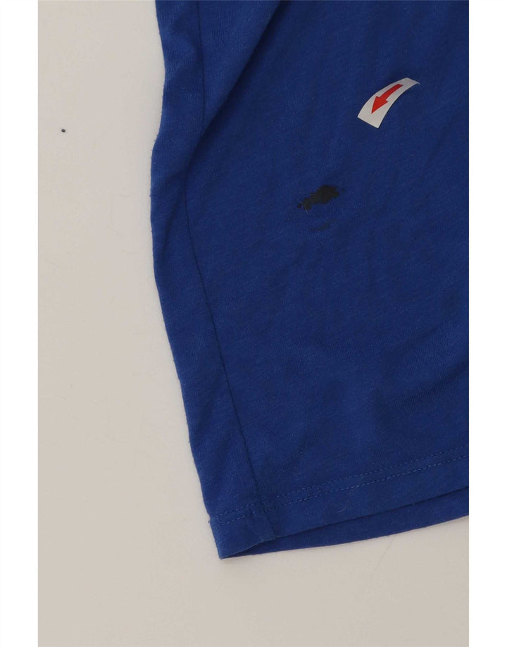T-shirt grafica Nike da uomo con taglio atletico, XL, in poliestere blu