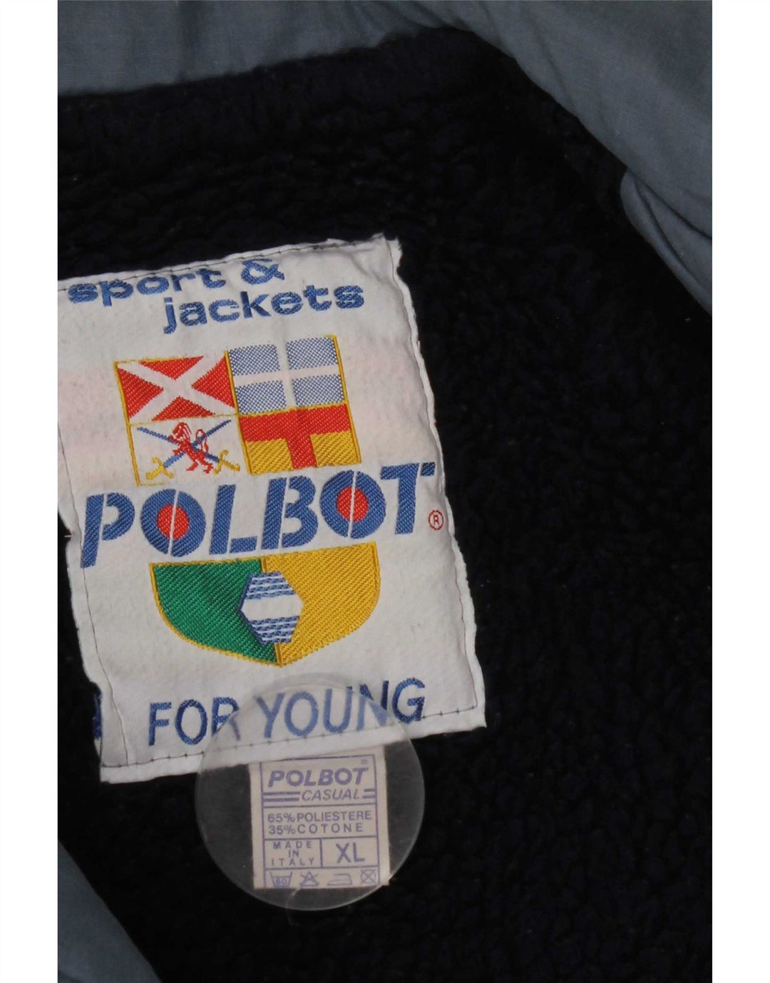 Giubbotto bomber da uomo Polbot UK 42 XL poliestere blu