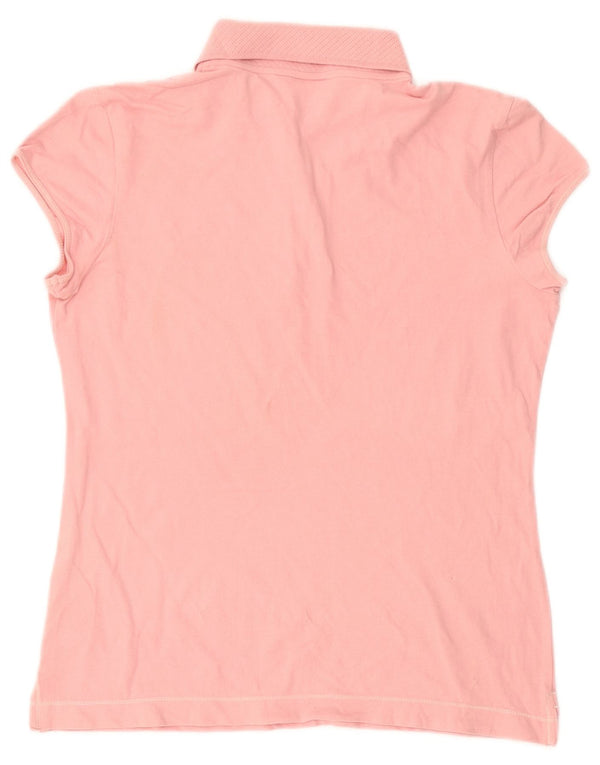 Polo da donna Puma UK 16 grande in cotone rosa