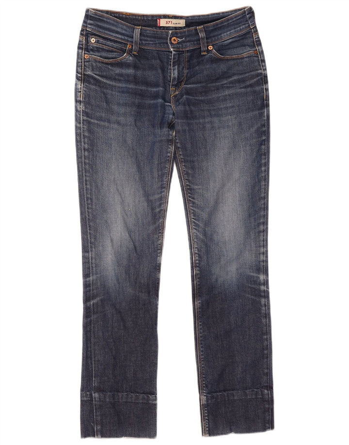 Jeans Levi's 571 Slim da donna W31 L29 in cotone blu
