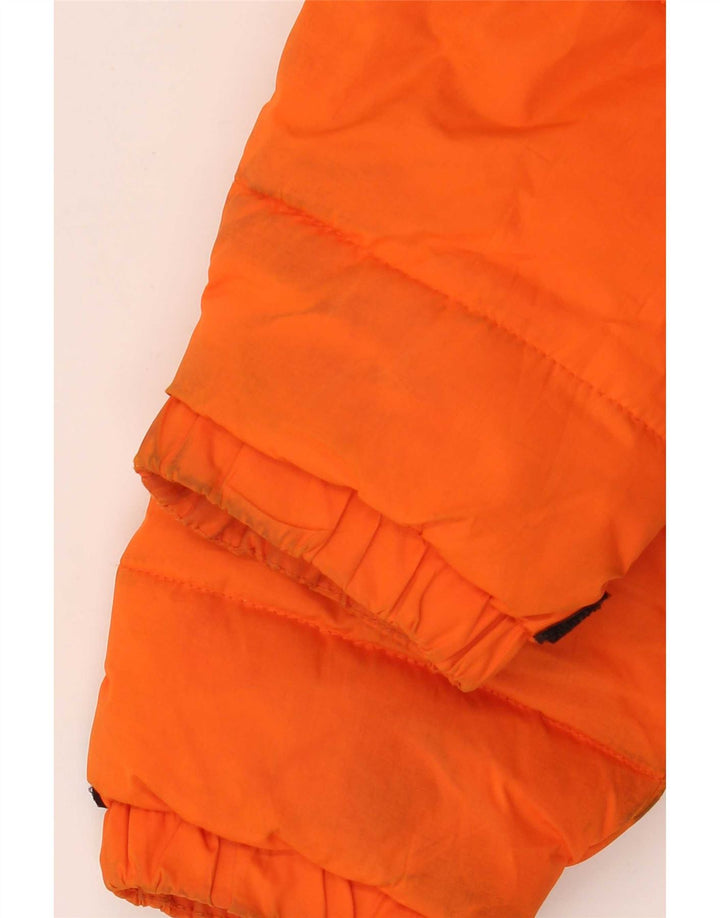Giacca imbottita con grafica North Sails per ragazzi 13-14 anni color block arancione