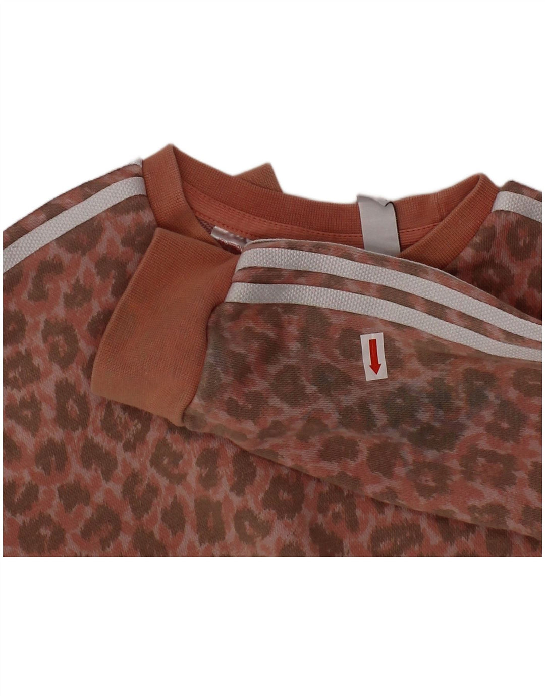 Tuta intera ADIDAS neonata 18-24 mesi in cotone rosa con stampa animalier