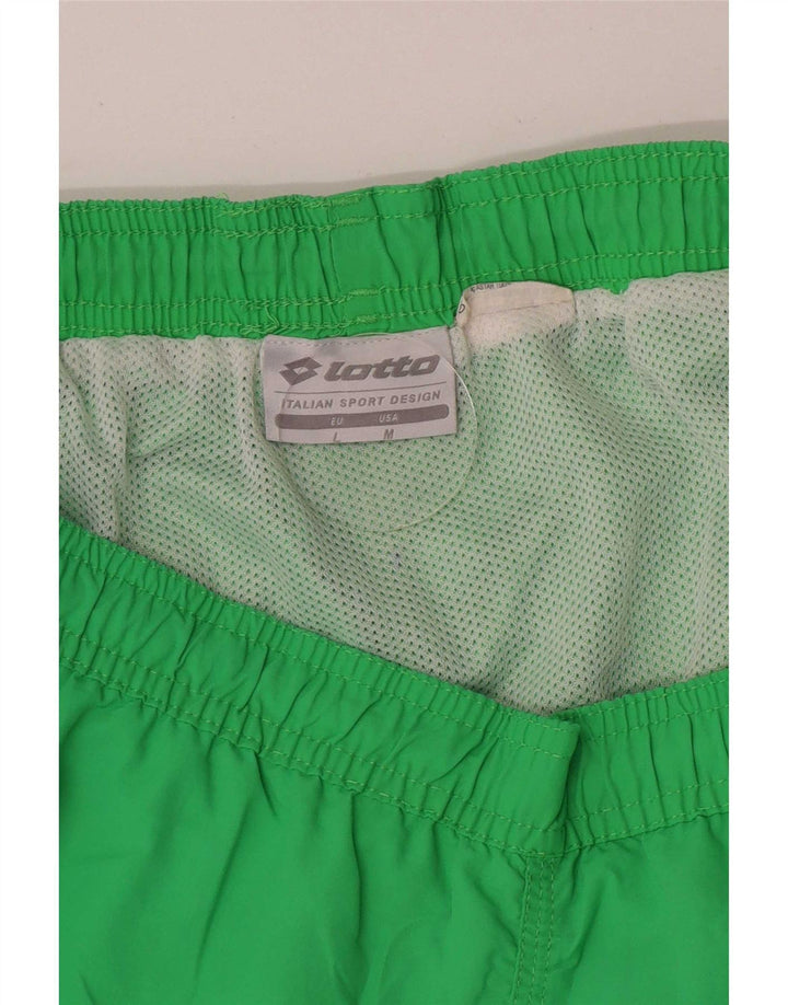 Pantaloncini da bagno da uomo Lotto Large Green Colourblock