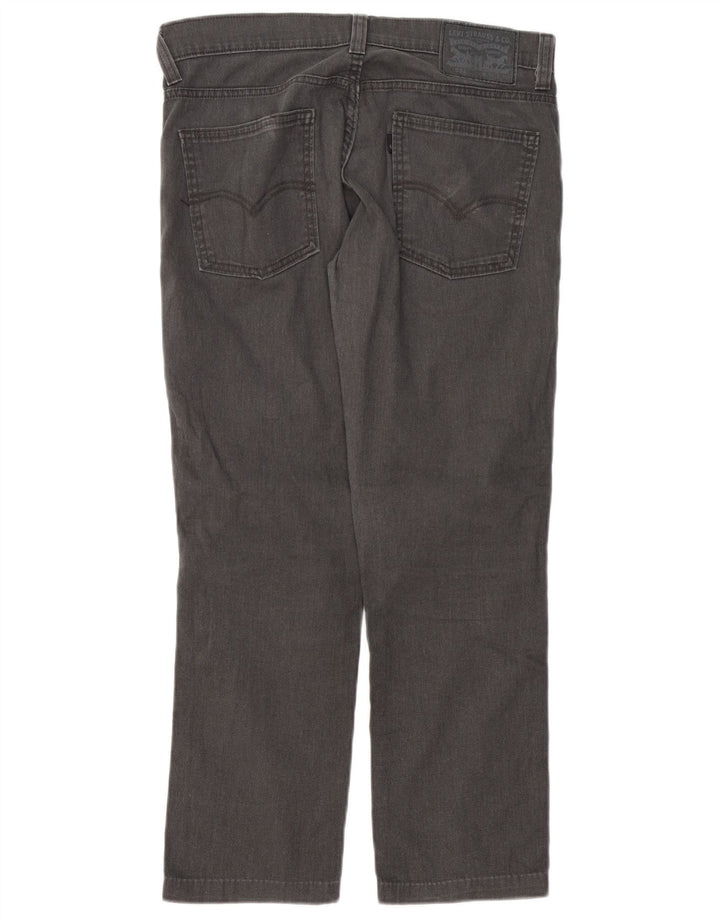 Jeans slim da uomo Levi's W30 L27 cotone grigio