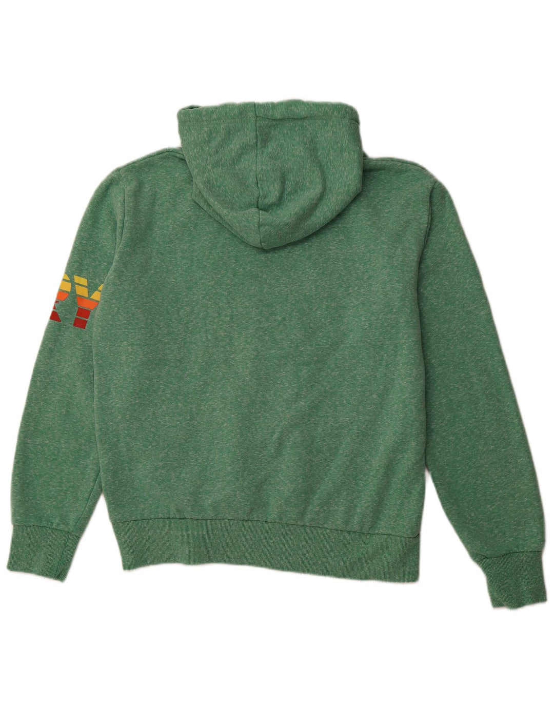 Felpa con cappuccio grafica da uomo SUPERDRY XL poliestere chiazzato verde