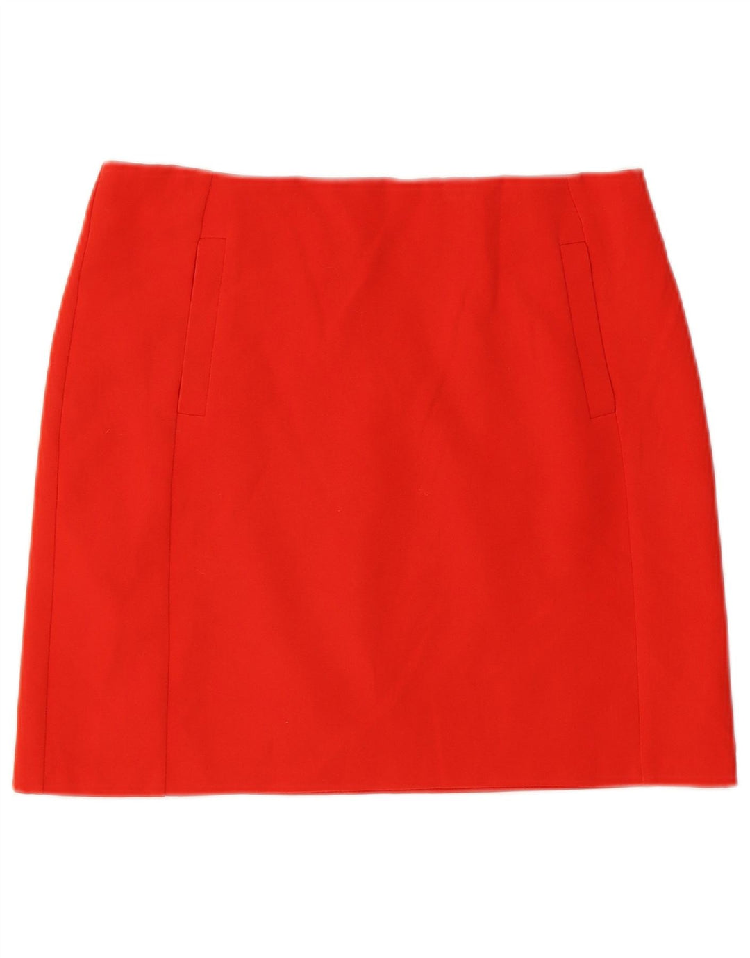 Minigonna da donna Marks & Spencer UK 12 media W30 poliestere rosso