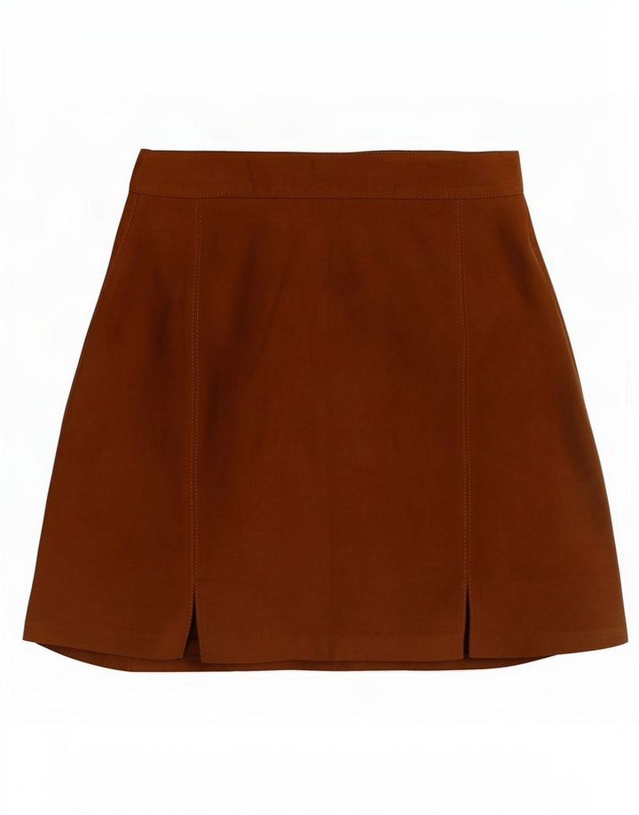 Minigonna Donna Scamosciata Conbipel IT 44 Media W28 Pelle Marrone