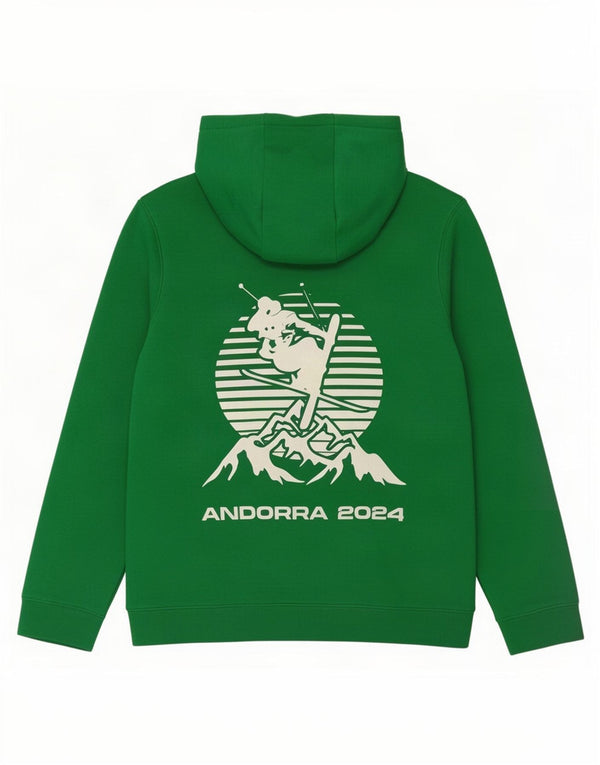 Felpa con cappuccio grafica Nike da bambino 13-14 anni XL in cotone verde