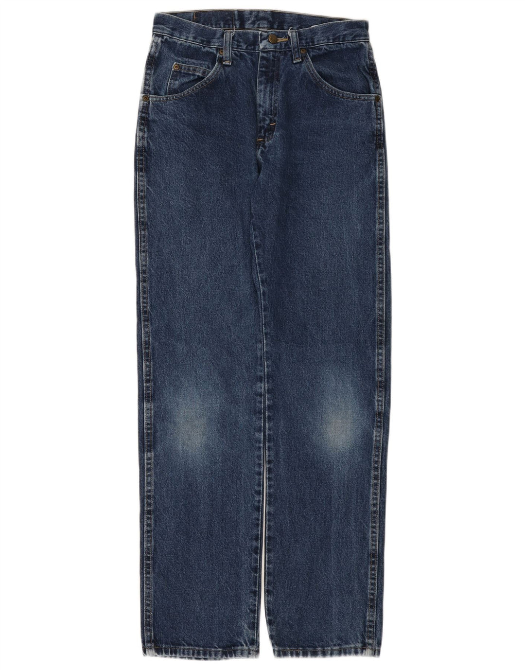 Jeans dritti da uomo Wrangler vestibilità regolare W29 L32 cotone blu