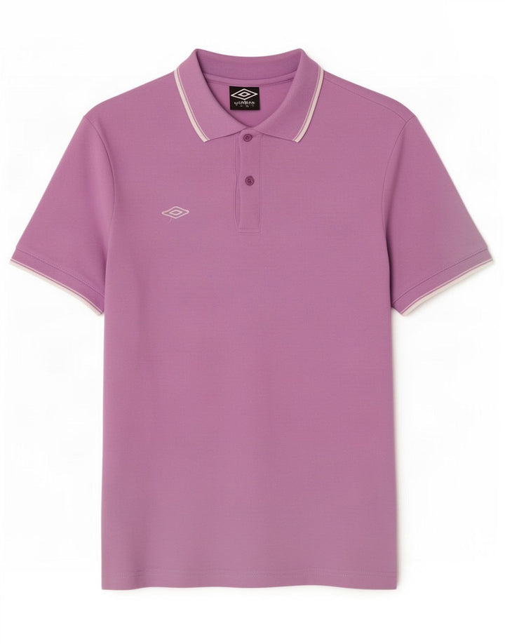 Polo Umbro da uomo grande in cotone viola