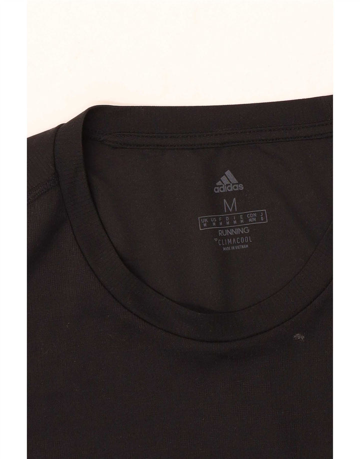 Top Adidas Climacool da uomo a manica lunga medio nero