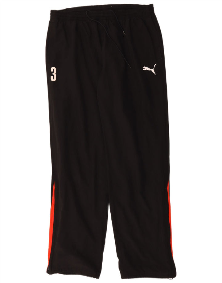 Pantaloni da tuta da uomo Puma Large neri in poliestere
