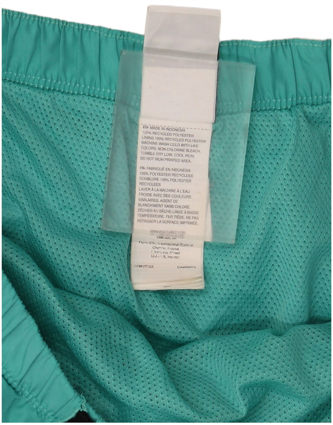Pantaloncini da bagno da donna Nike UK 14 poliestere verde medio