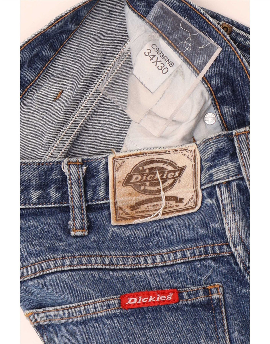 Jeans dritti da uomo Dickies W34 L27 Blu