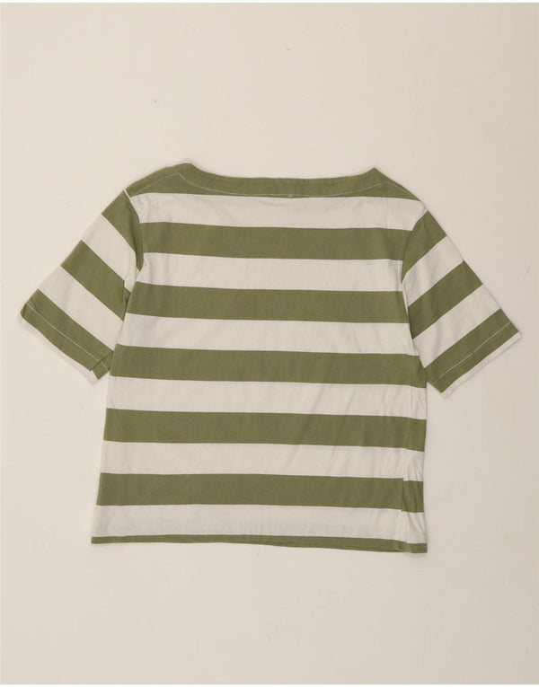 T-shirt da donna United Colors of Benetton Top UK 12 cotone verde medio