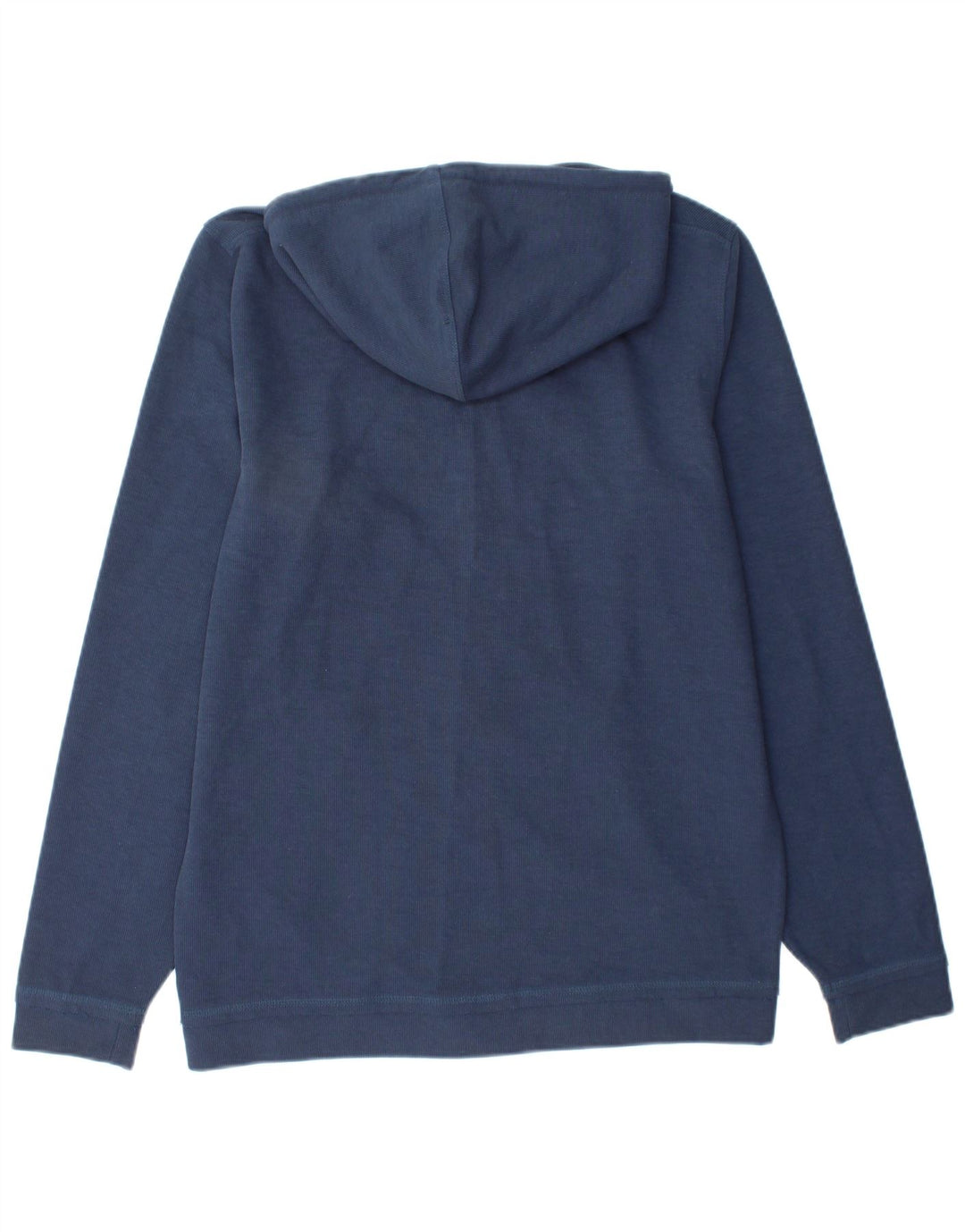 Mustang Maglione con cappuccio e zip grafica da uomo piccolo in cotone blu navy