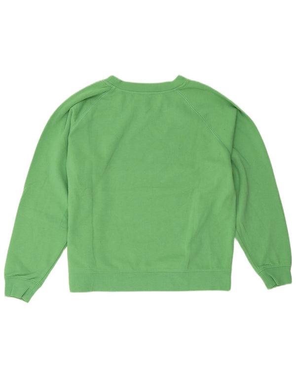 Felpa grafica da donna Jack Wills UK 12 Cotone verde medio