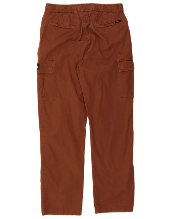 Pantaloni cargo dritti per ragazzi Quiksilver 13-14 anni Large W28 L26 Marrone