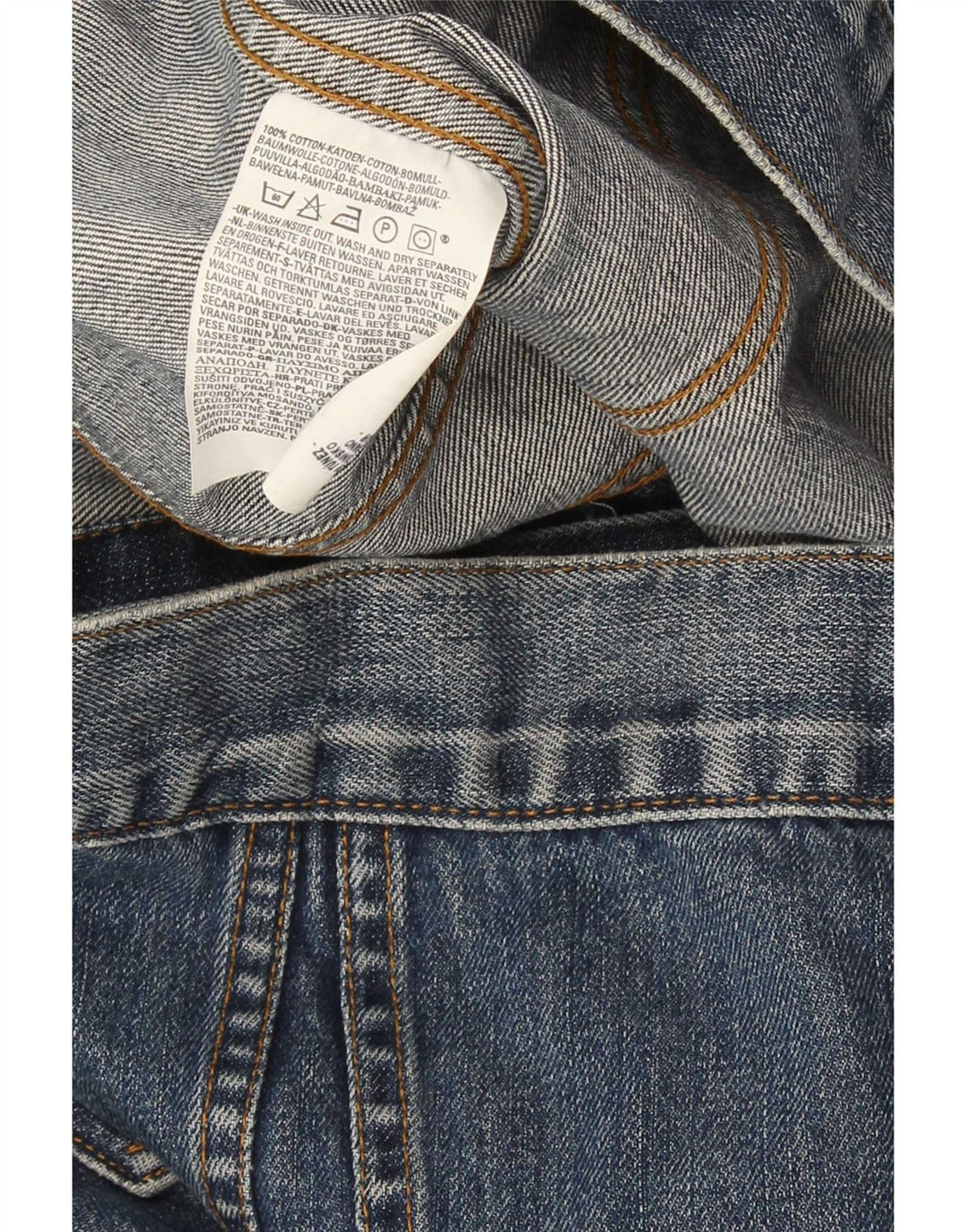 Giacca di jeans da donna Levi's UK 14 grande cotone blu