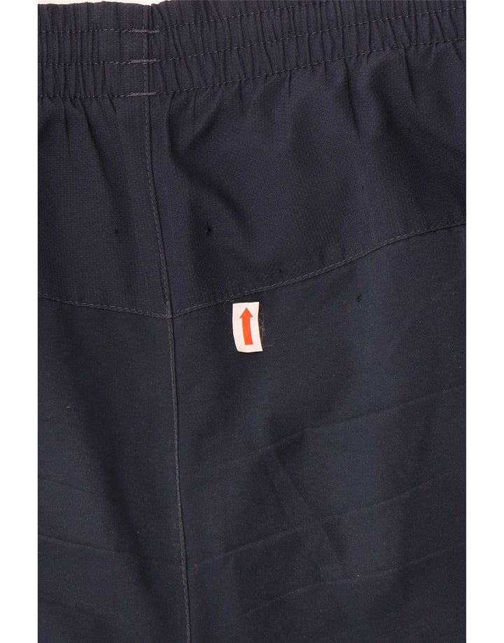 Pantaloncini sportivi Adidas Climalite da uomo di grandi dimensioni in poliestere color block blu navy