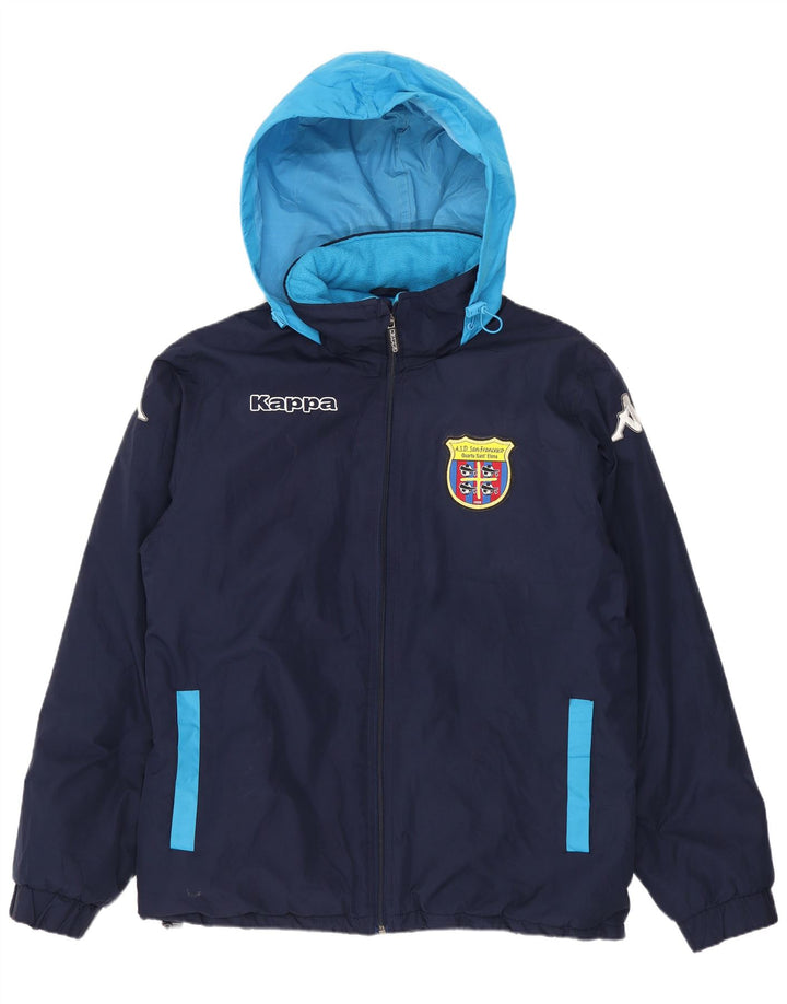 Giacca a vento grafica da uomo Kappa UK 38 medio blu navy