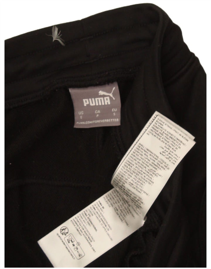 Pantaloni da tuta da uomo Puma Small neri in poliestere