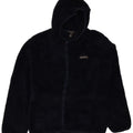 Giacca in pile con cappuccio da ragazzo EDDIE BAUER 15-16 anni XL poliestere blu navy