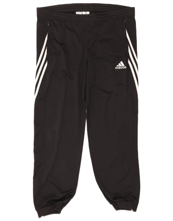 Pantaloni da tuta da uomo Adidas Joggers grandi in poliestere nero
