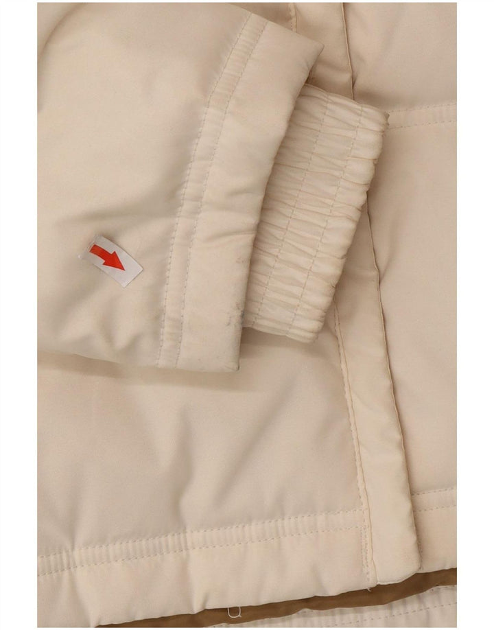 Giacca imbottita oversize con cappuccio da donna Columbia UK 10 Small Poliestere bianco