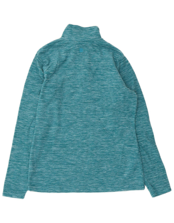 Maglione in pile da donna con collo e zip Mountain Warehouse UK 10 piccolo blu screziato