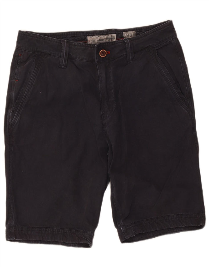 Pantaloncini chino da uomo Fat Face W34 grandi in cotone nero