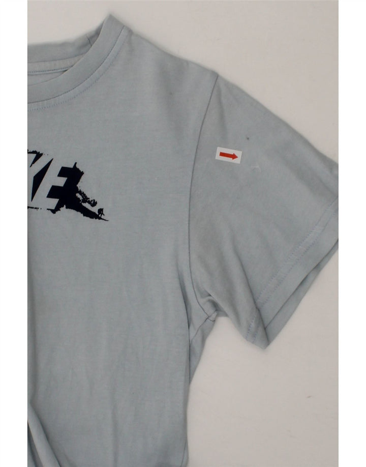 NIKE Boys Graphic T-Shirt Top 7-8 Years Blue Cotton Vintage Nike and Second-Hand Nike from Messina Hembry 