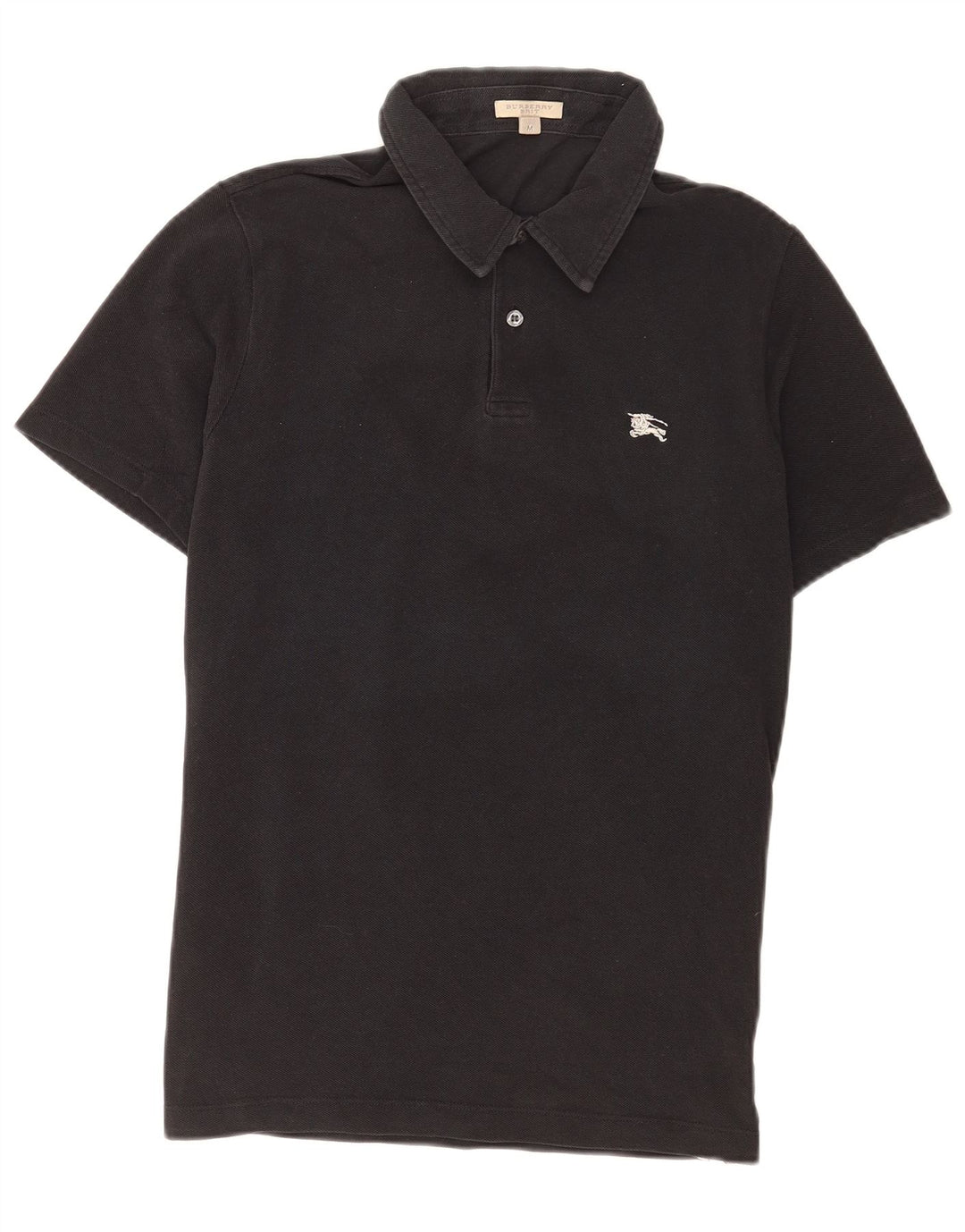 Polo da uomo Burberry media nera