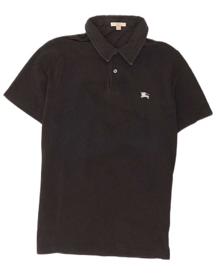 Polo da uomo Burberry media nera