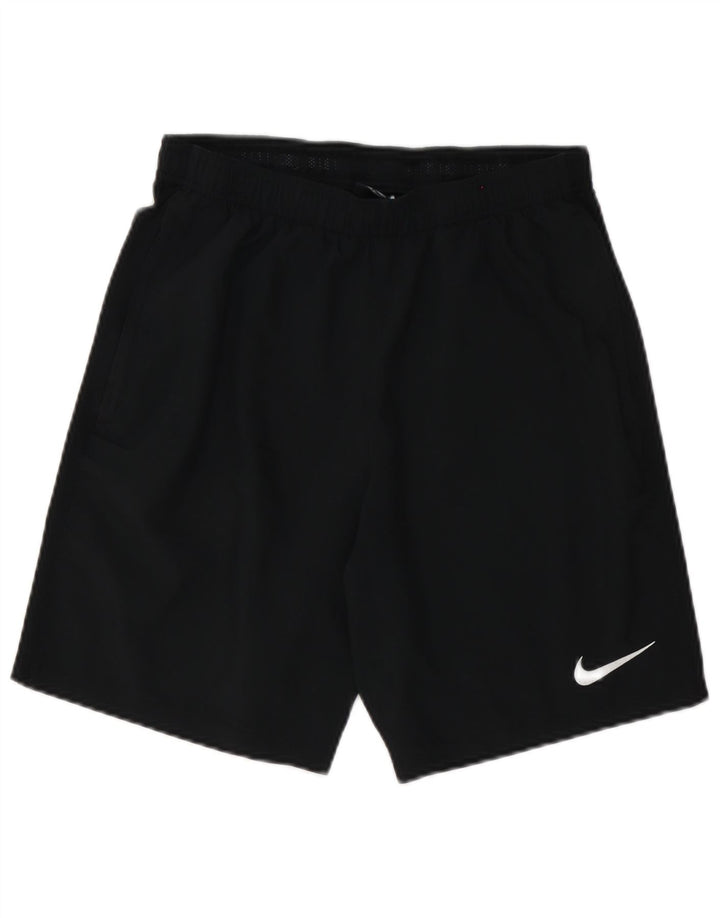 Pantaloncini sportivi Nike Dri Fit da uomo, poliestere medio nero