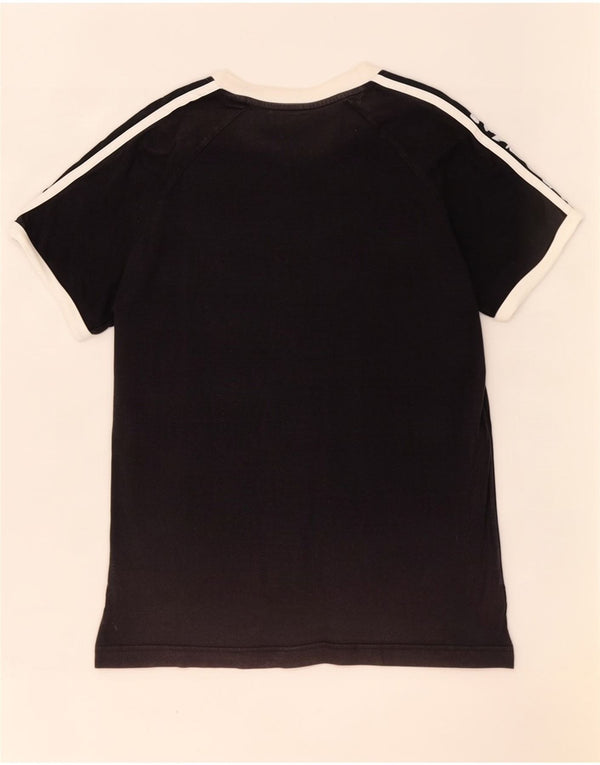 T-shirt Adidas da uomo Top Small in cotone nero