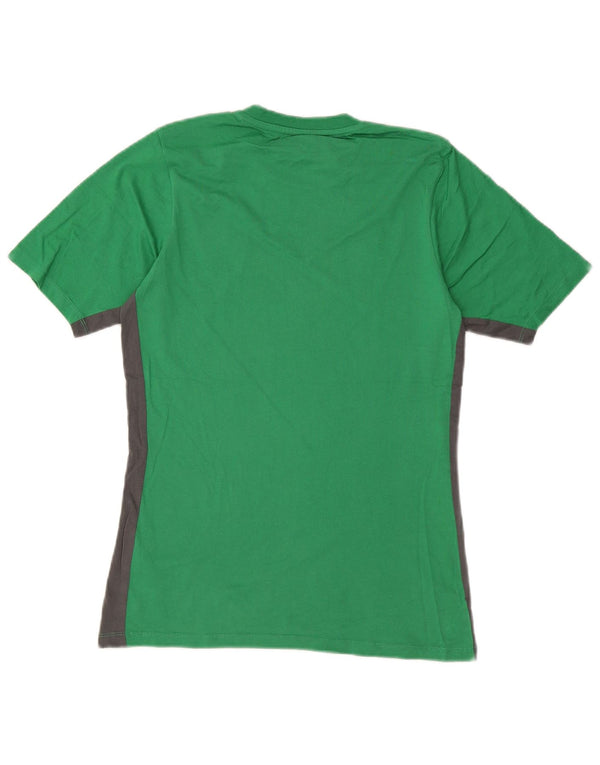 T-shirt Umbro da uomo Ludogorets Top Small in cotone color block verde