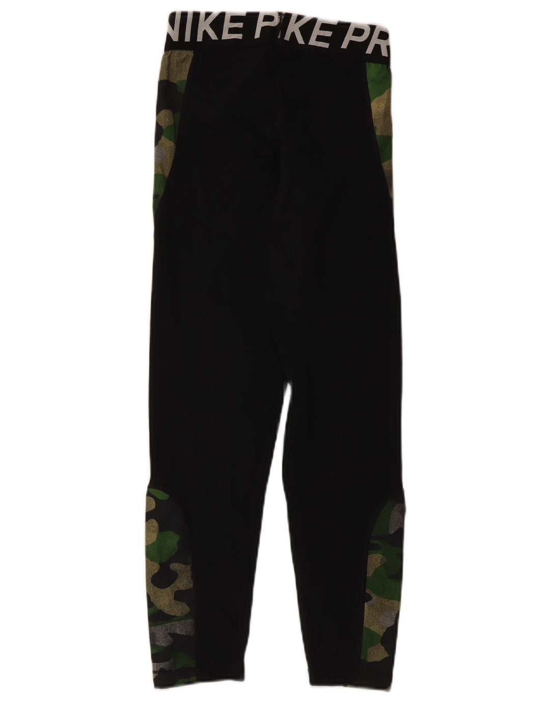 Leggings grafici da donna Nike UK 4 XS poliestere mimetico nero