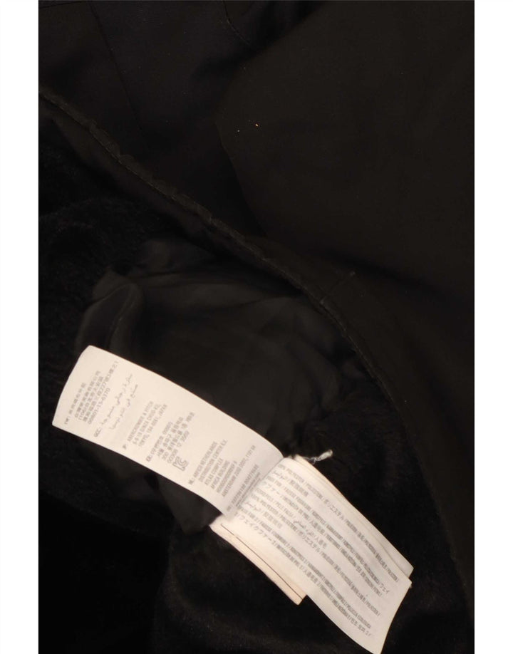 Giacca da sci con cappuccio da uomo Hollister UK 36 Small Nero Poliestere