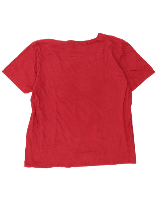 T-shirt grafica da uomo Nike Oklahoma Sooners Top XL in cotone rosso