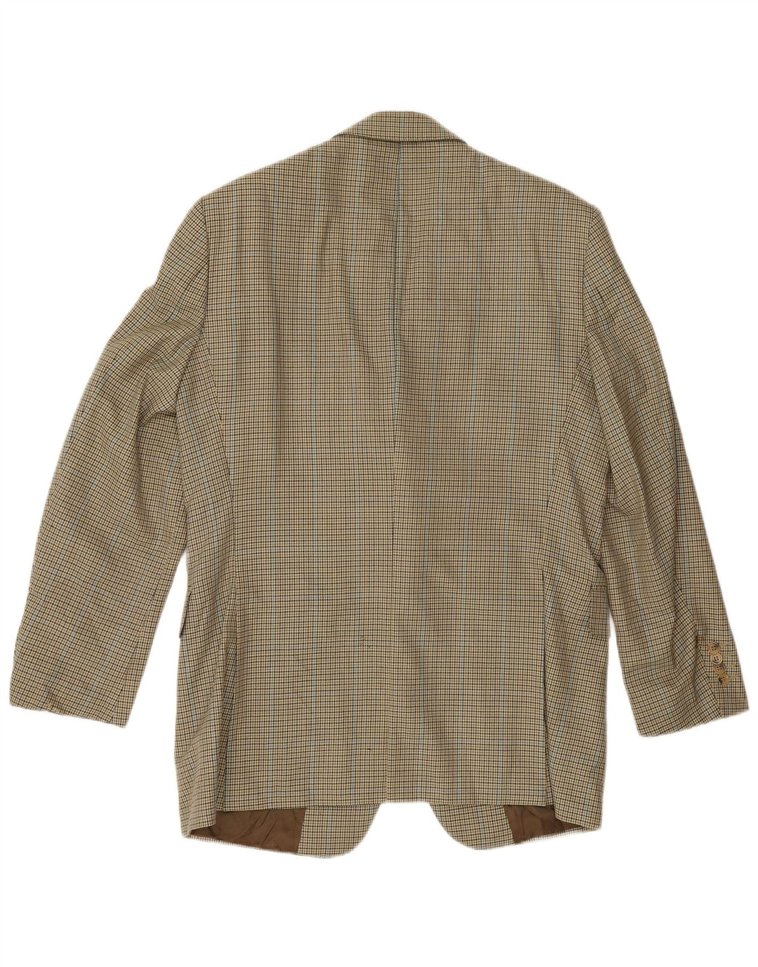 Giacca blazer da uomo Burberry EU 48 lana vergine pied de poule gialla media