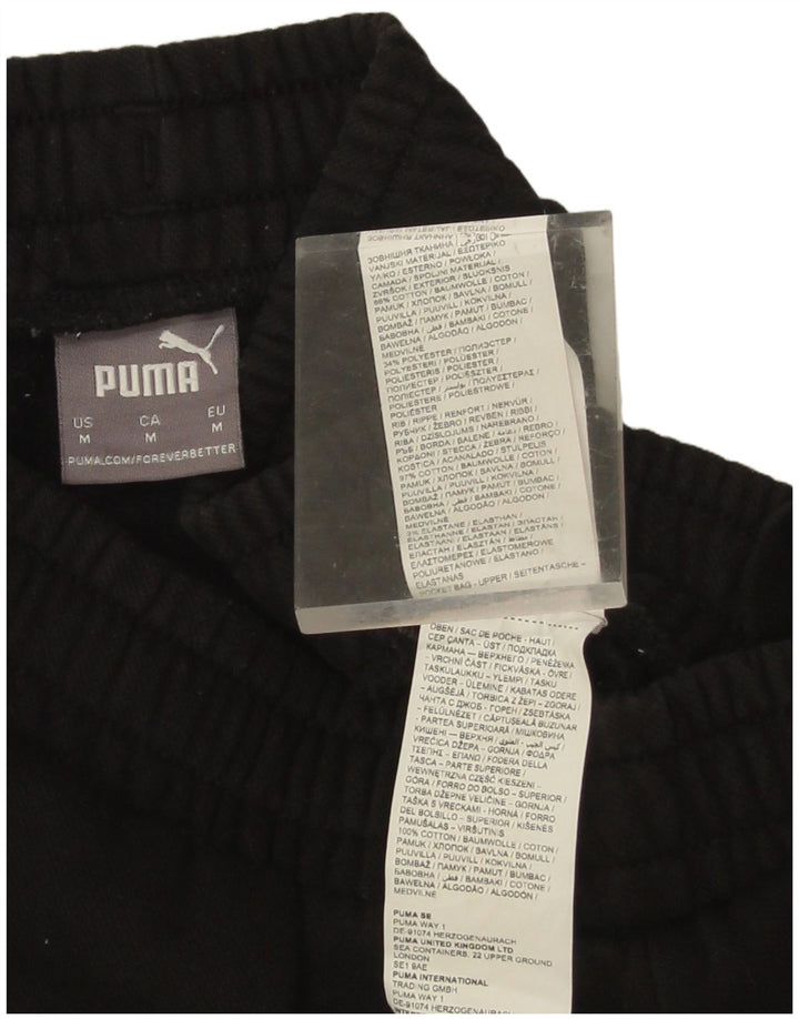Pantaloni da tuta da uomo Puma Joggers Medium Black Colourblock Cotton