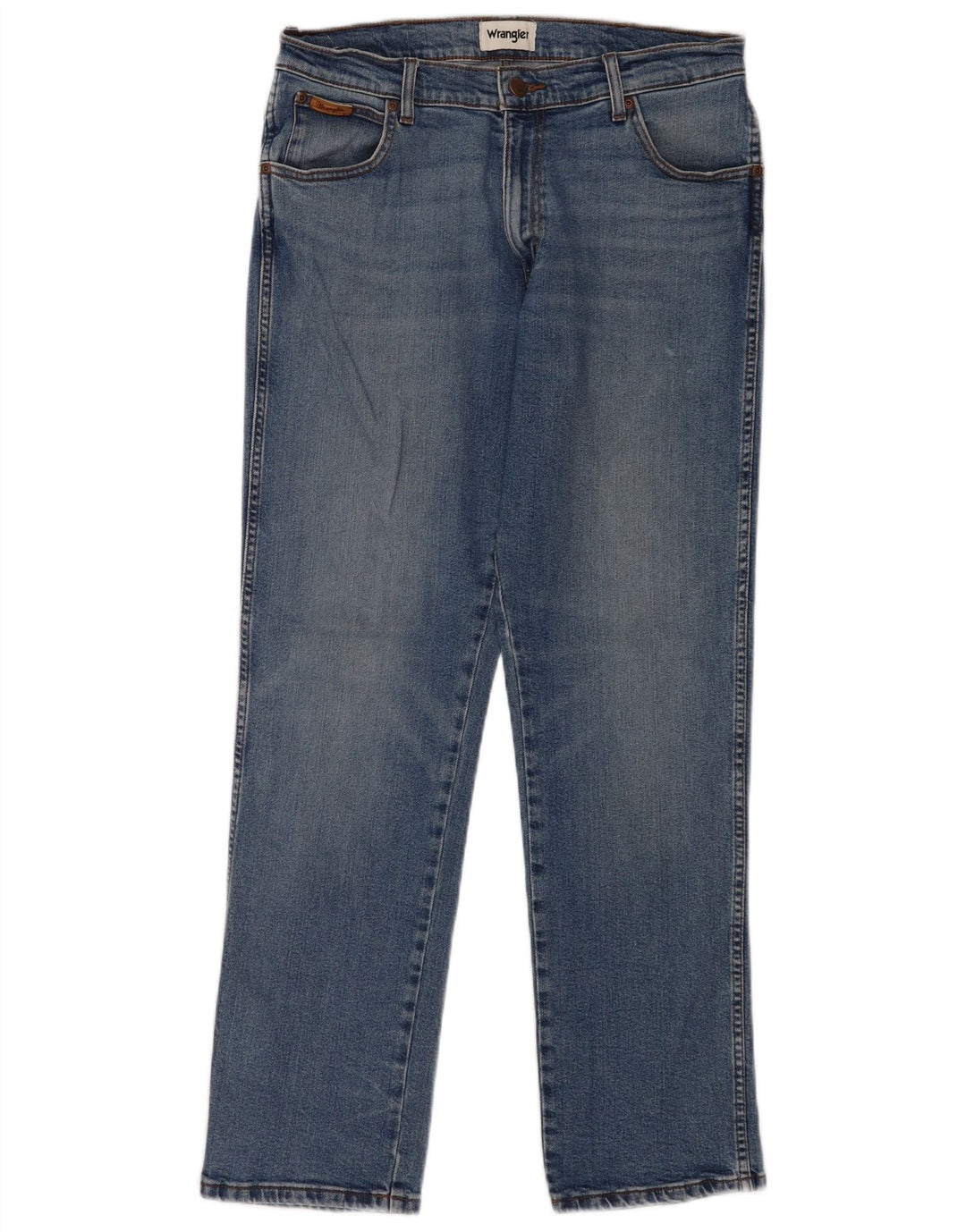 Jeans dritti da uomo Wrangler Texas W34 L32 cotone blu