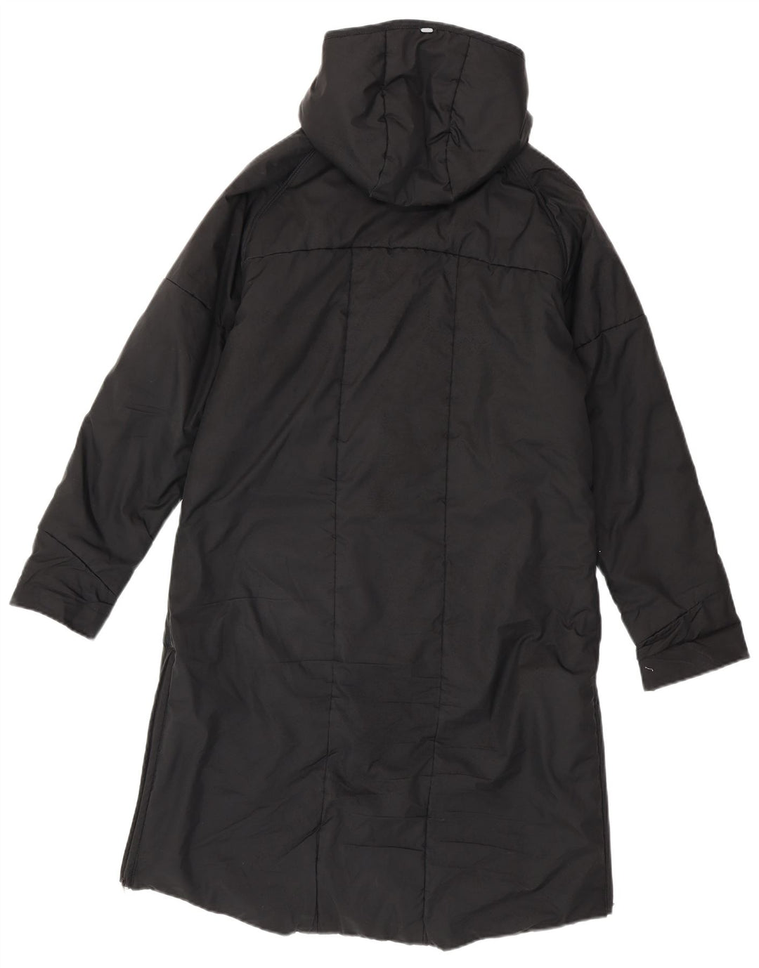 Cappotto imbottito con cappuccio da donna Adidas UK 14 medio poliestere nero
