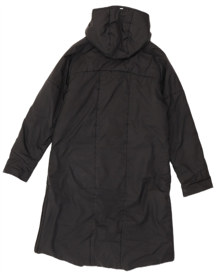 Cappotto imbottito con cappuccio da donna Adidas UK 14 medio poliestere nero